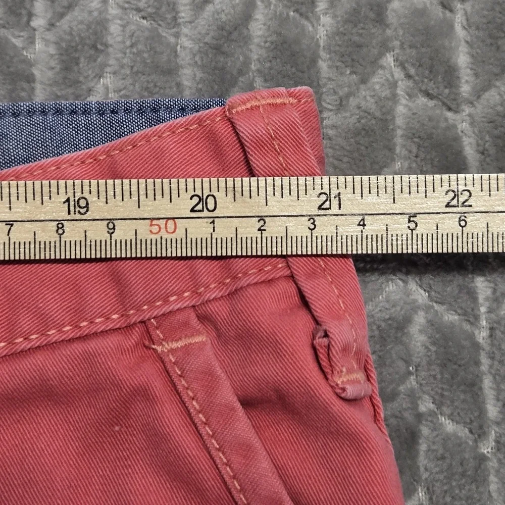 Polo Ralph‎ Lauren Shorts Men 42 Pink Blue Pony Twill Relaxed Fit Golf Chino